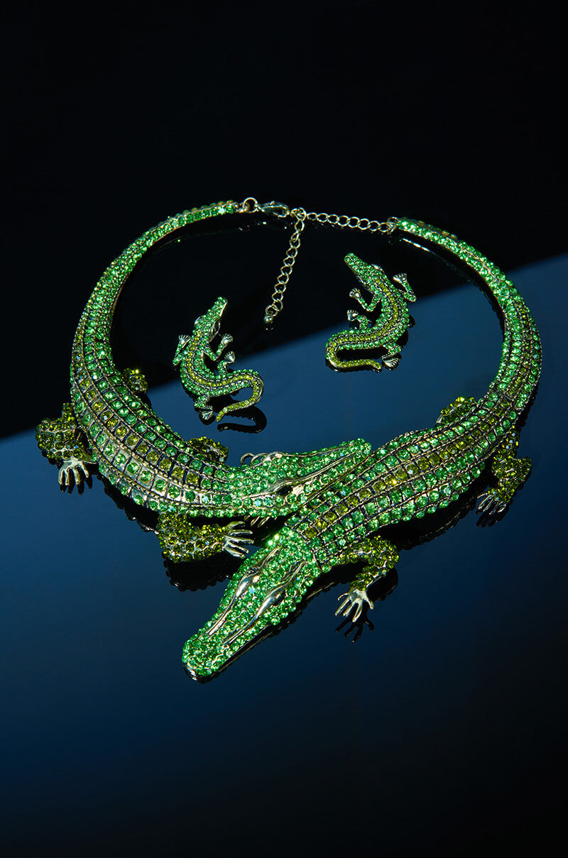 BITE ME ALLIGATOR NECKLACE