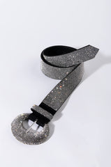 BLINDING LIGHTS RHINESTONE BELT