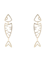 BLING FISHIN EARRING IN GOLD