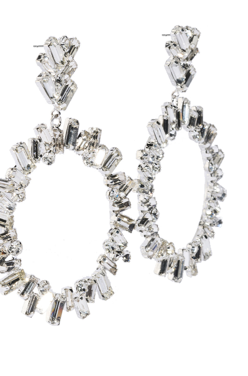 BLING IT ON EARRING IN SILVER