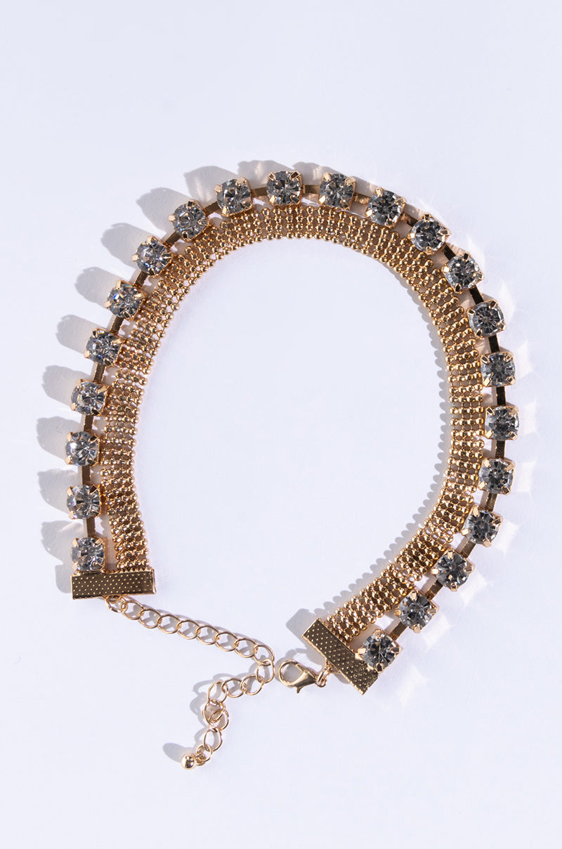 BLING IT ON RHINESTONE NECKLACE SET