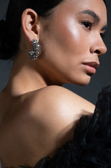 BLINGIN HOOP IN SILVER