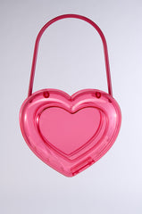 BLOSSOM ACRYLIC HEART BAG