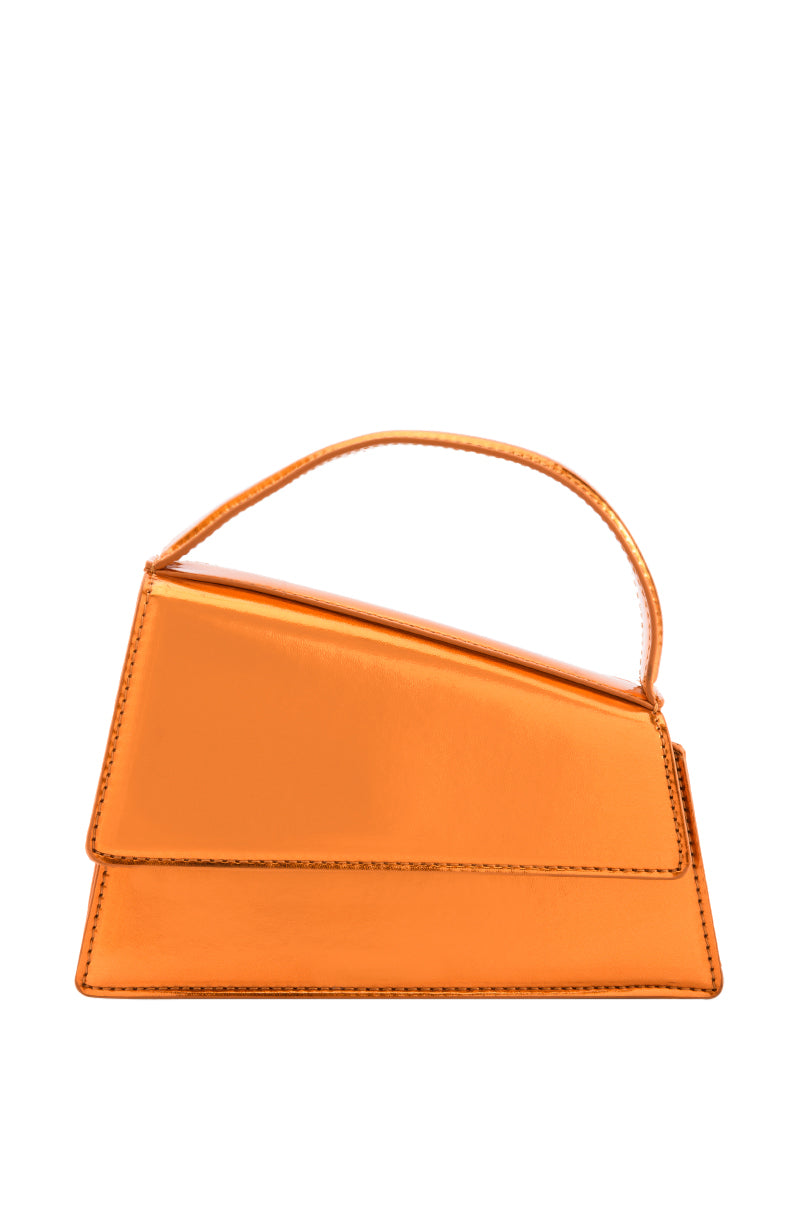 BOISE ORANGE ASYMMETRICAL PURSE