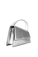 BOISE SILVER ASYMMETRICAL PURSE