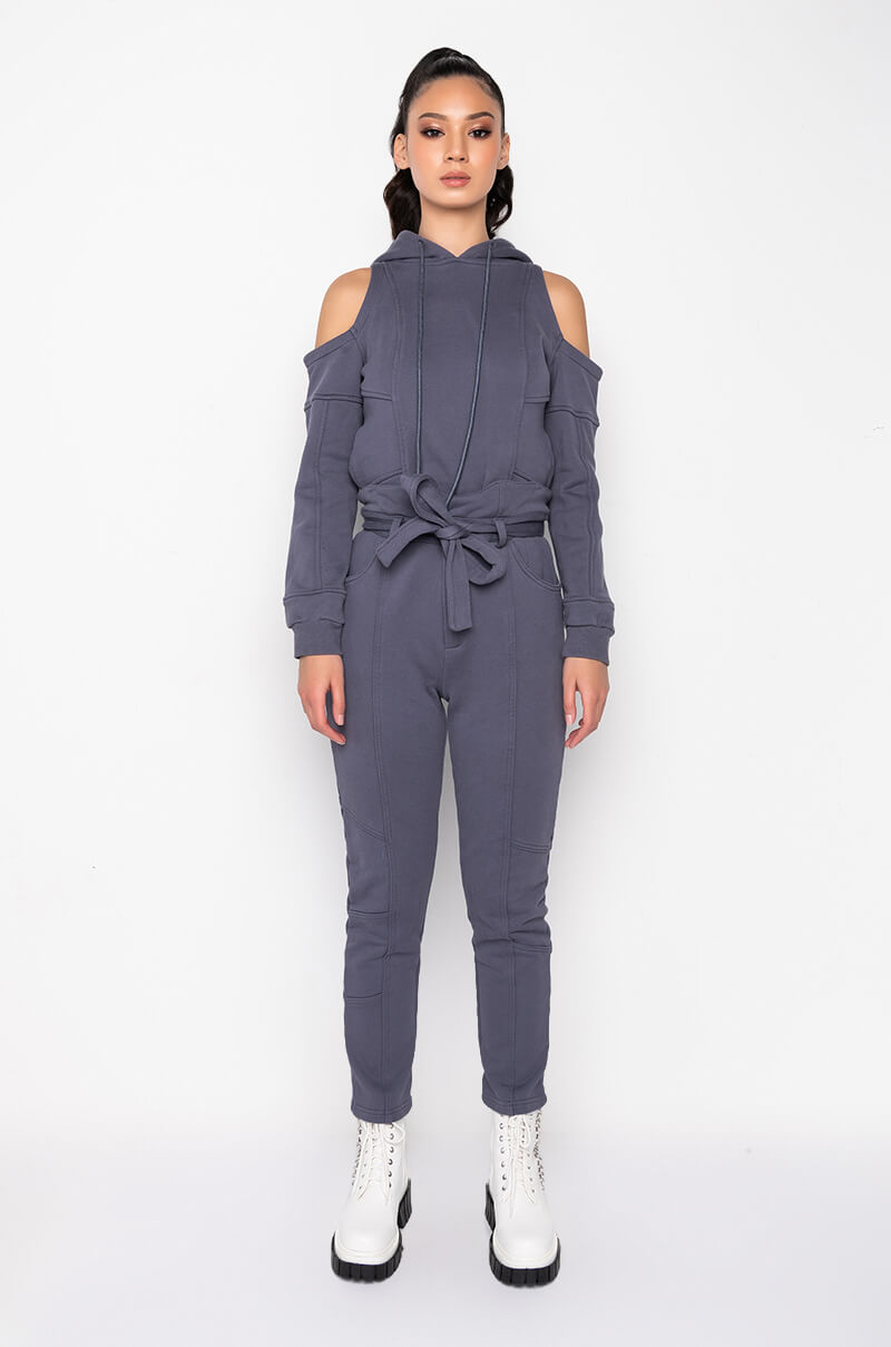 BONSOIR HIGH WASIT SKINNY SWEATPANT