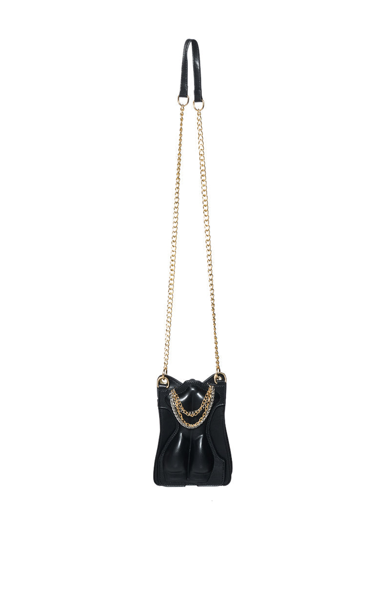 BOOTYLICIOUS DRAPED CHAIN PHONE HOLDER