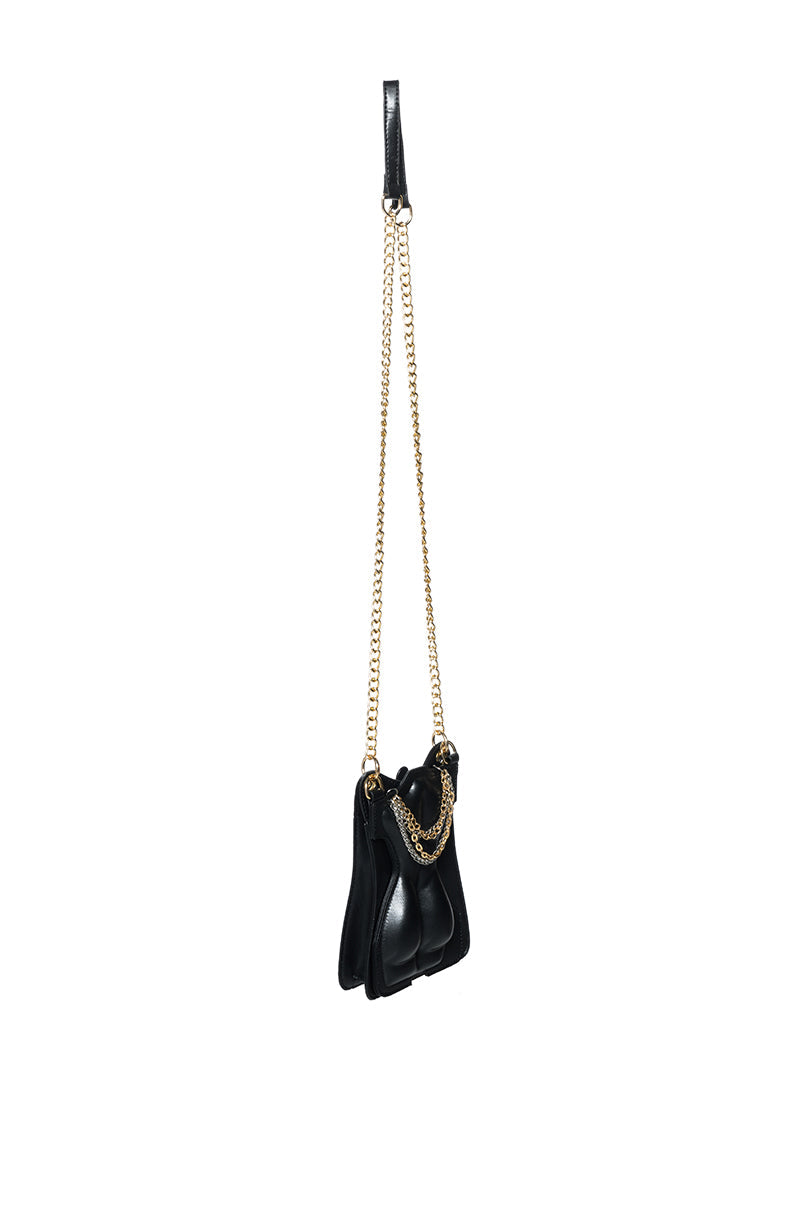 BOOTYLICIOUS DRAPED CHAIN PHONE HOLDER