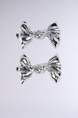 BOW BOW METAL HAIR CLIPS