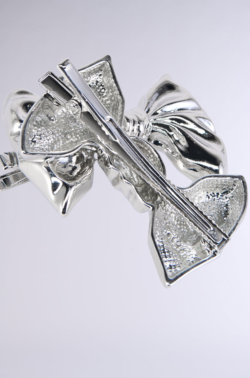 BOW BOW METAL HAIR CLIPS