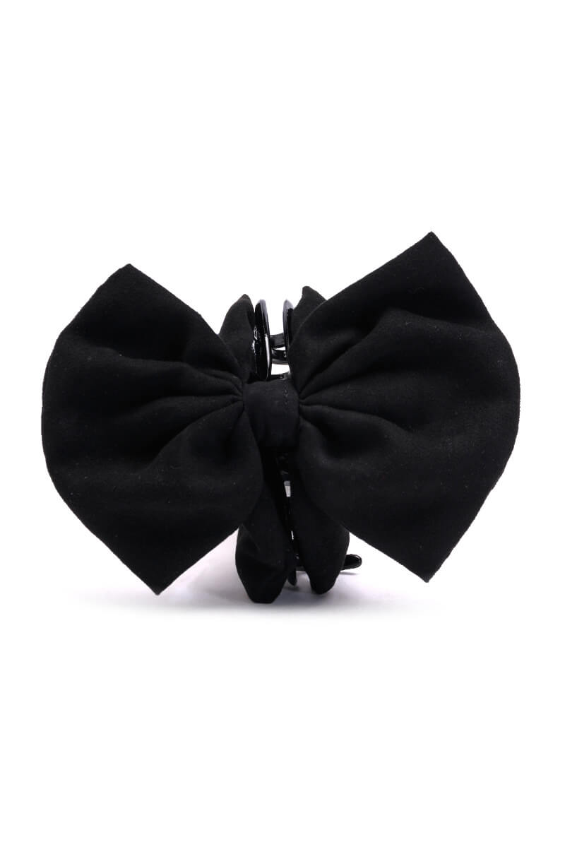 BOW DOWN HAIR CLIP