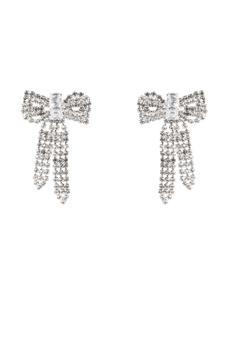BOW ME EARRING IN SILVER