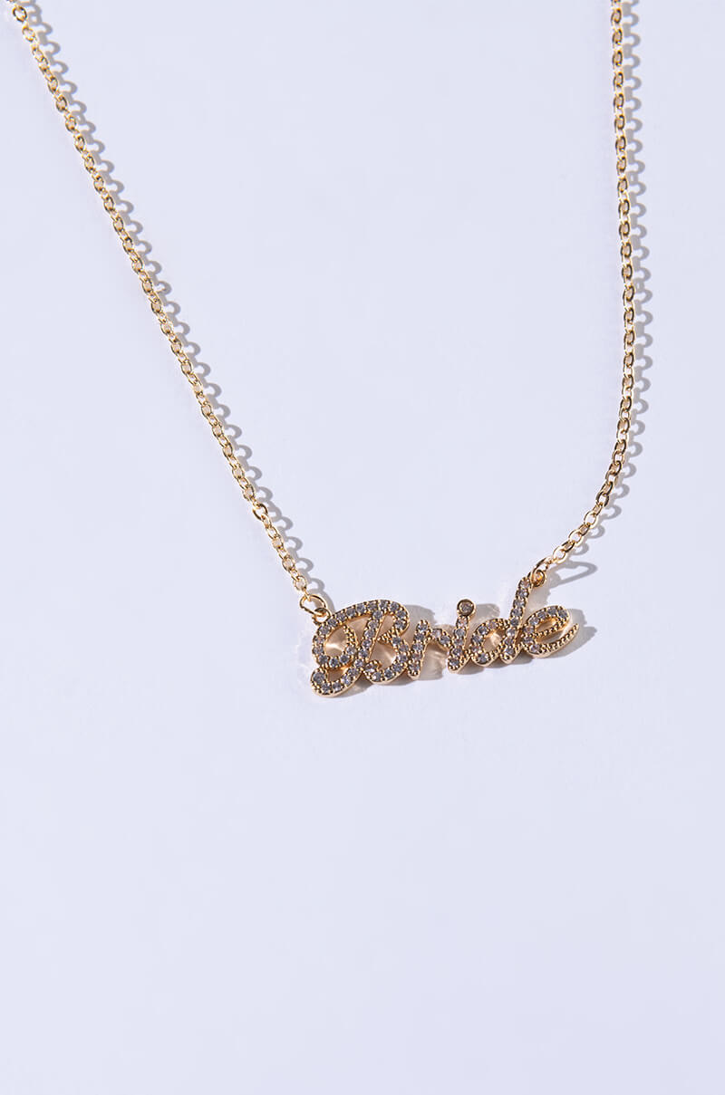 BRIDE PAVE NECKLACE