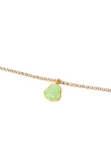 BUDDHA BABE RHINESTONE PENDANT NECKLACE