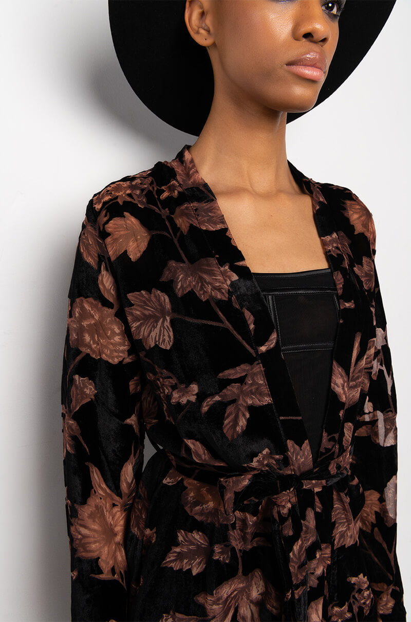 BURNOUT LOVE DRUG KIMONO TRENCH