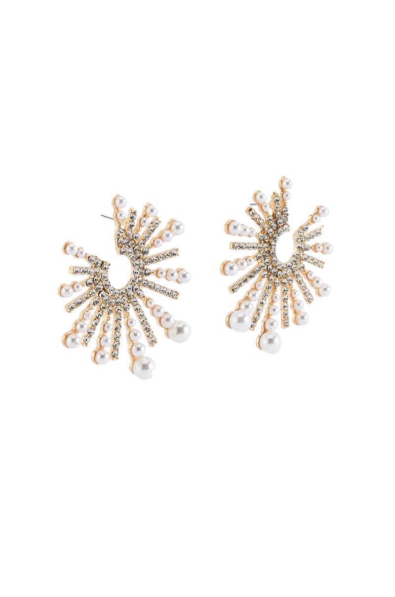 BURST YOUR BUBBLE PEARL STATEMENT STUDS
