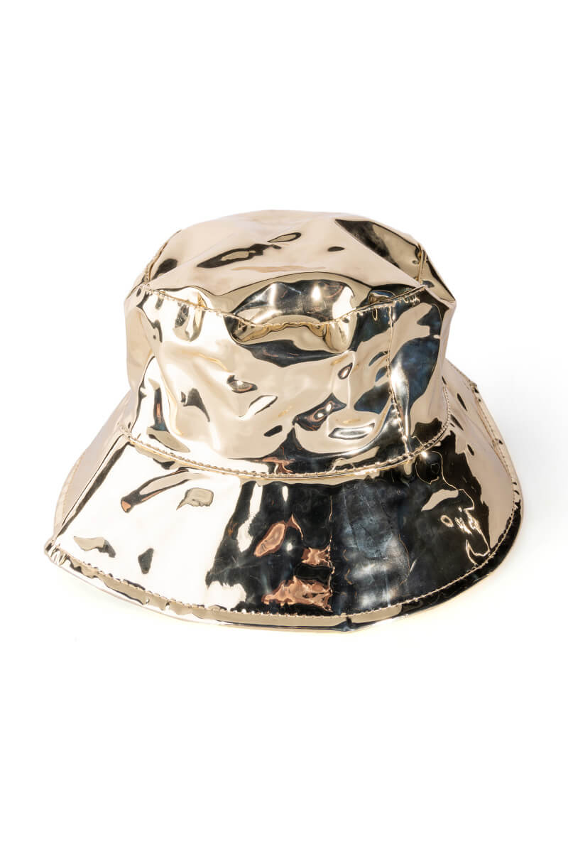 BUSS IT GOLD OVERSIZED BUCKET HAT