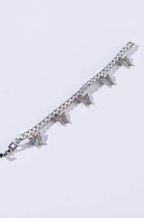 BUTTERFLY CHARM CZ BRACELET