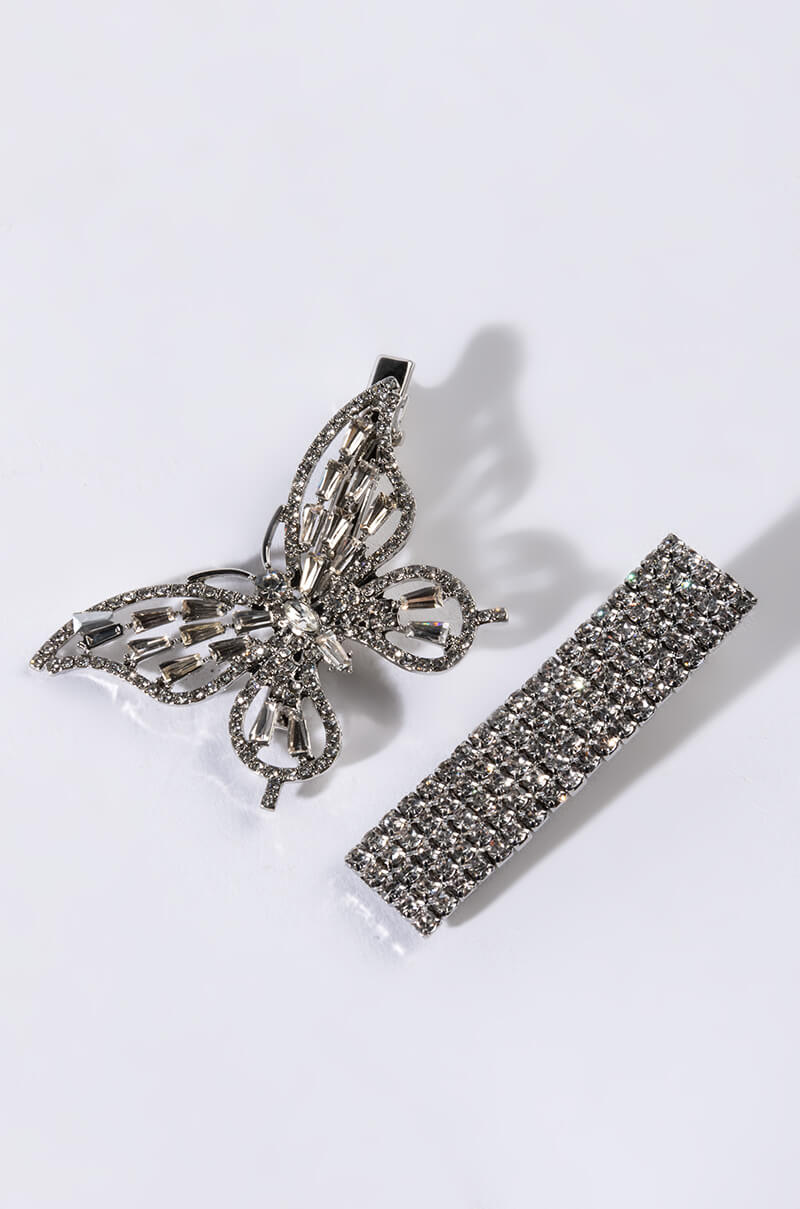 BUTTERFLY HAIR PIN SET