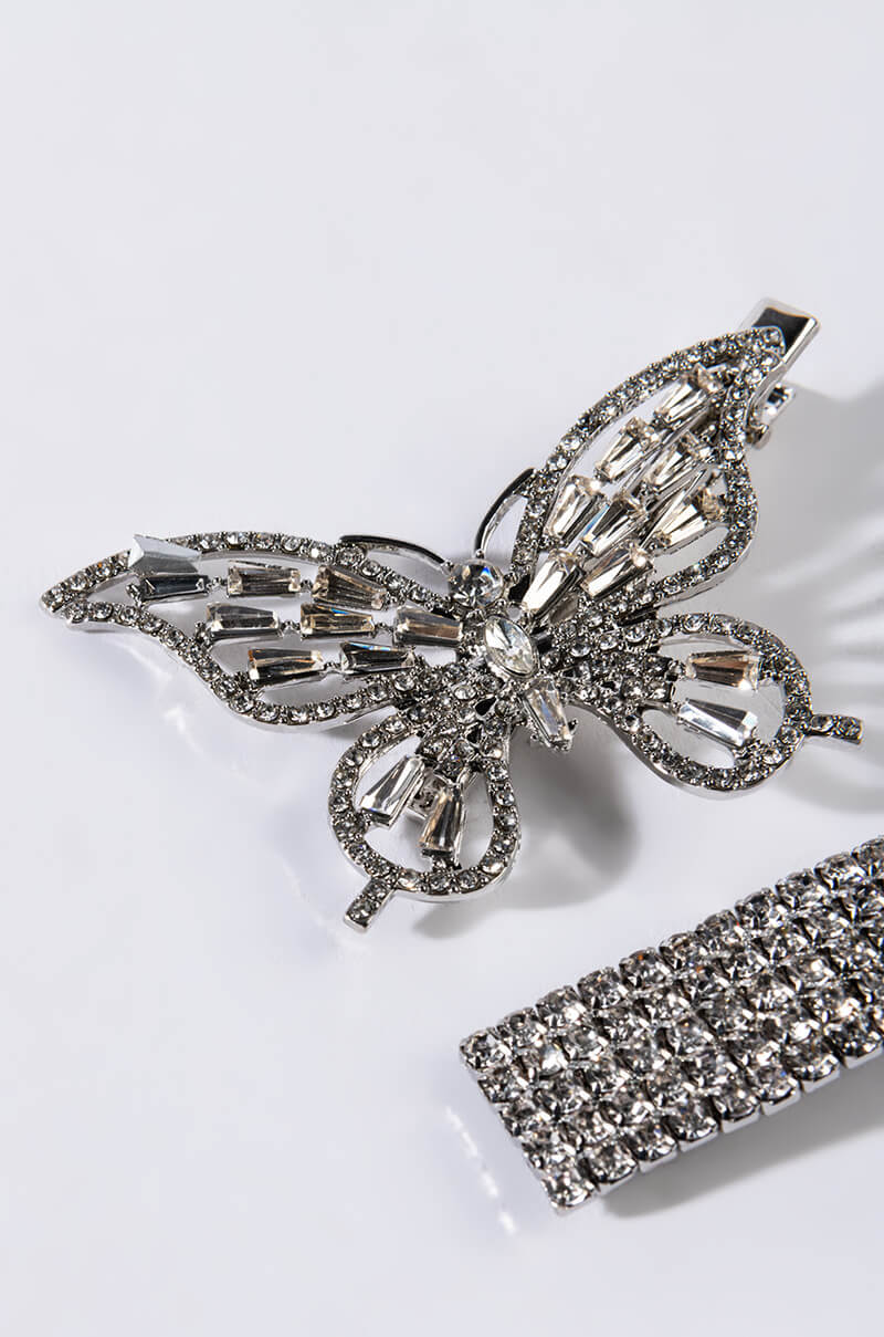 BUTTERFLY HAIR PIN SET