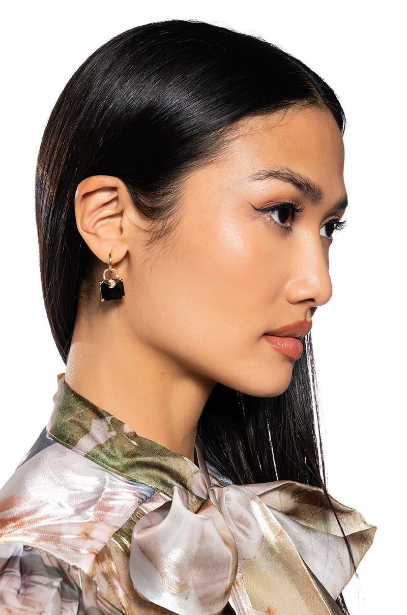 BUY MY OWN BAG EARRINGS