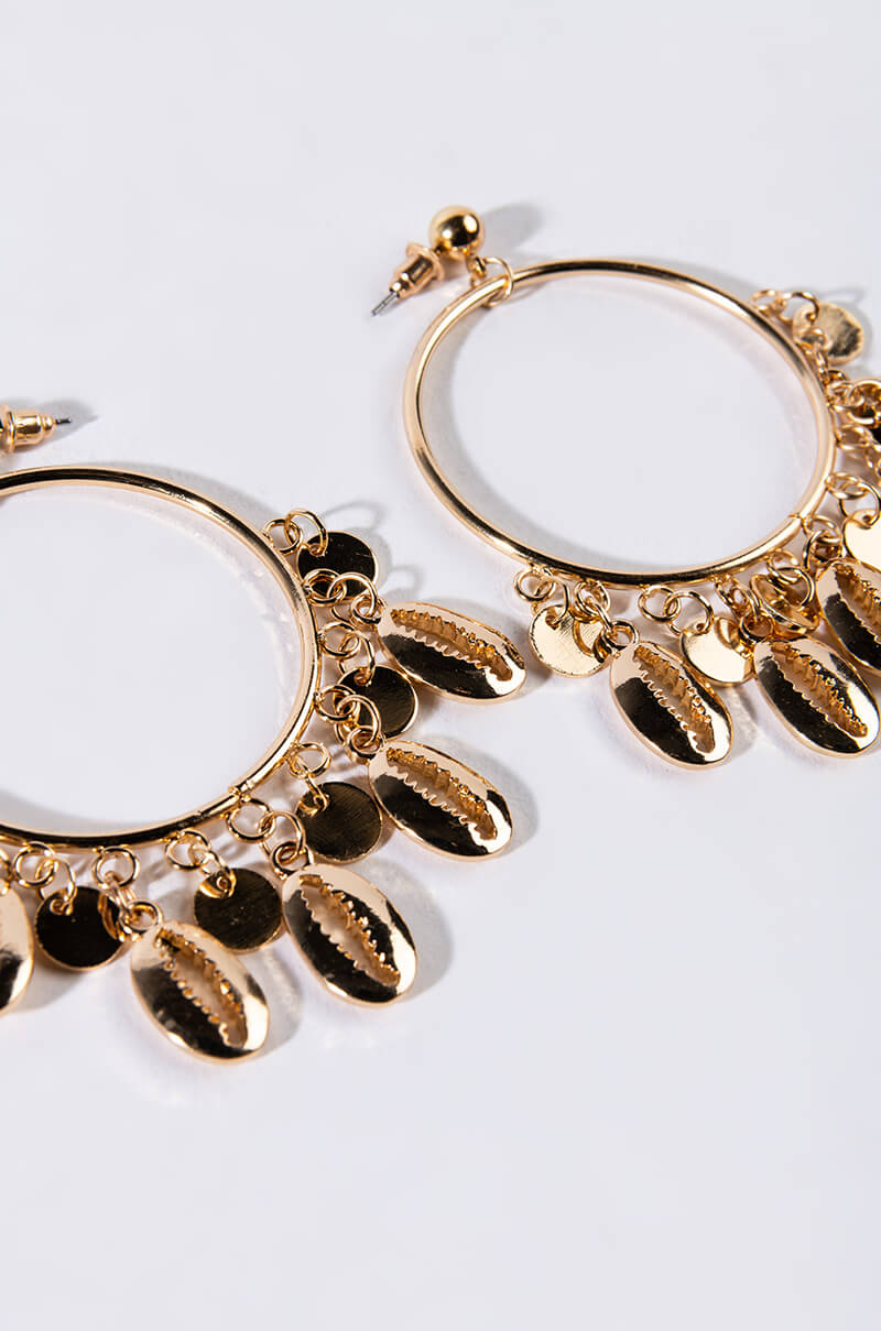 BY THE SEA CZ HUGGIE HOOPS