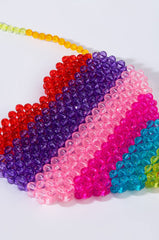 CANDY HEART BEAD BAG