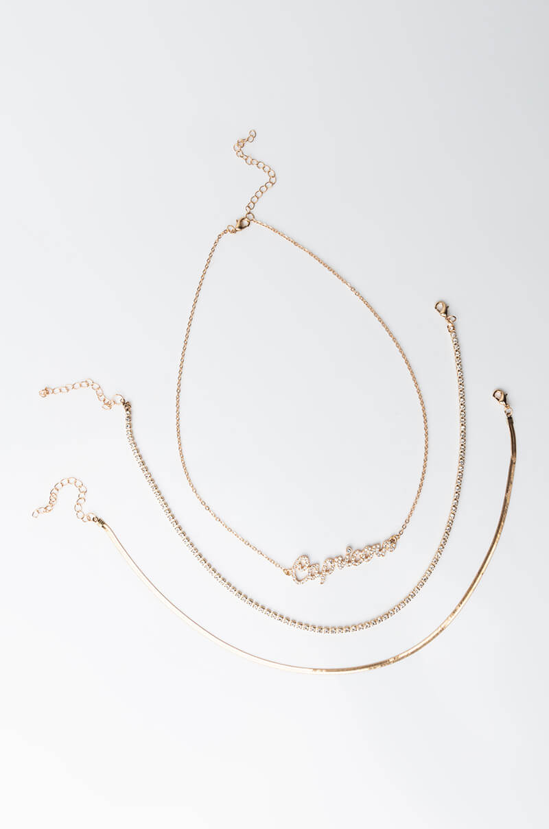 CAPRICORN LAYER NECKLACE