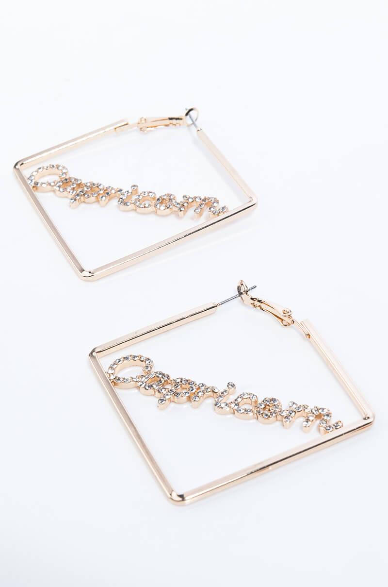CAPRICORN PAVE HOOP