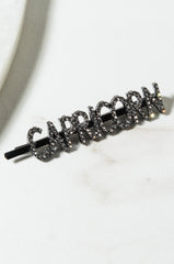CAPRICORN RHINESTONE HAIR CLIP