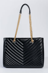 CASH IT OUT LARGE BLACK PURSE