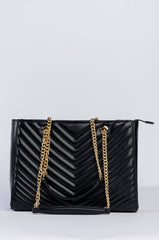 CASH IT OUT LARGE BLACK PURSE