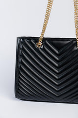CASH IT OUT LARGE BLACK PURSE
