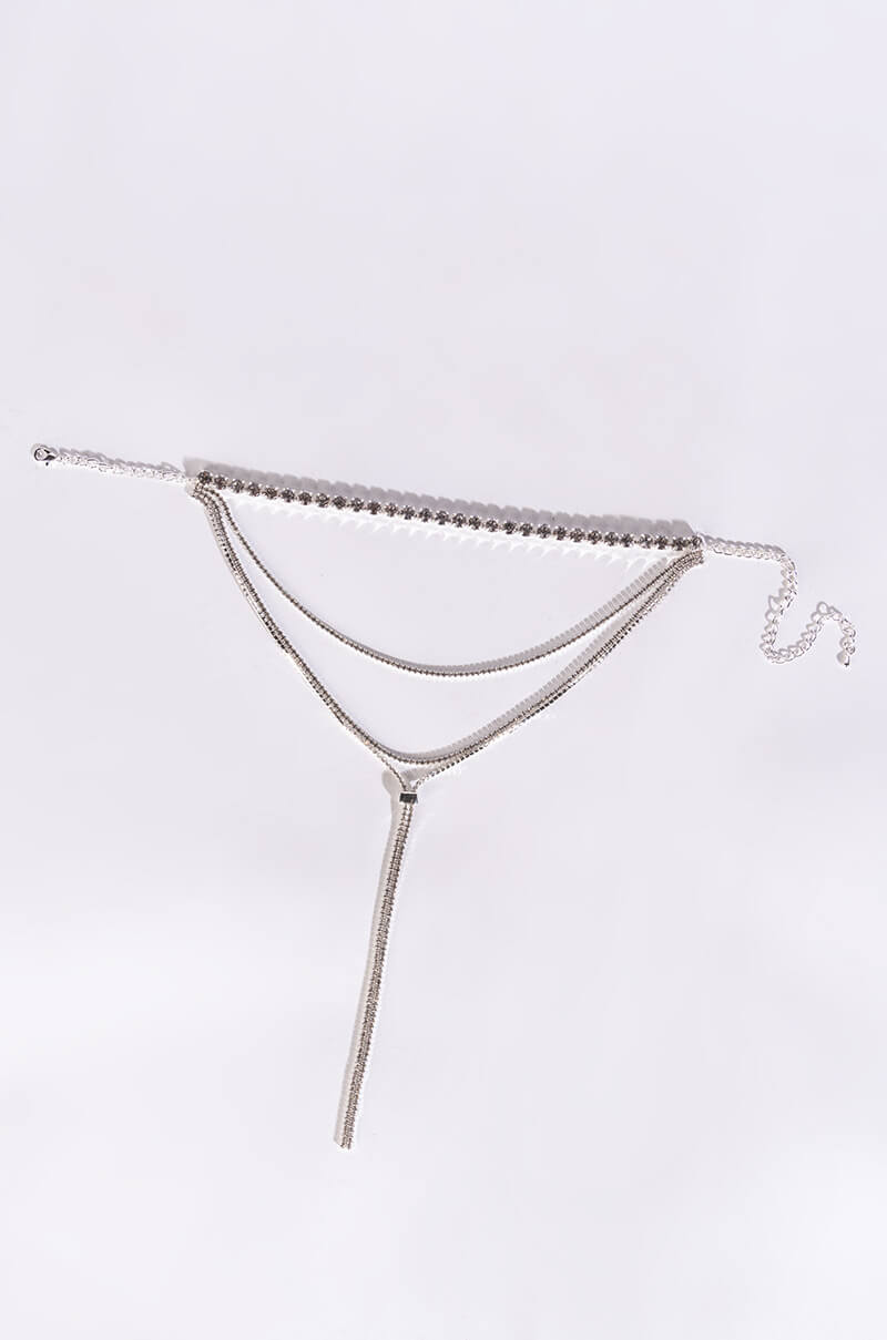 CECE ICY LARIAT CHOKER