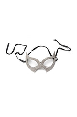 CELIA BLACK RHINESTONE MASK