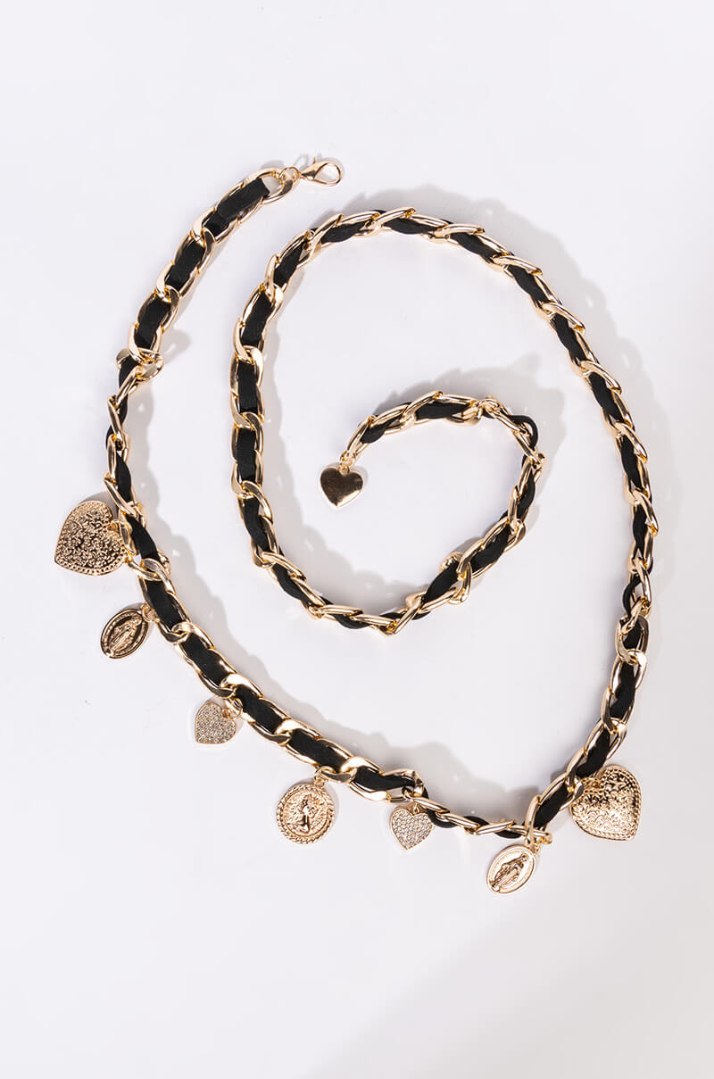 CHARMED CHAIN BELT