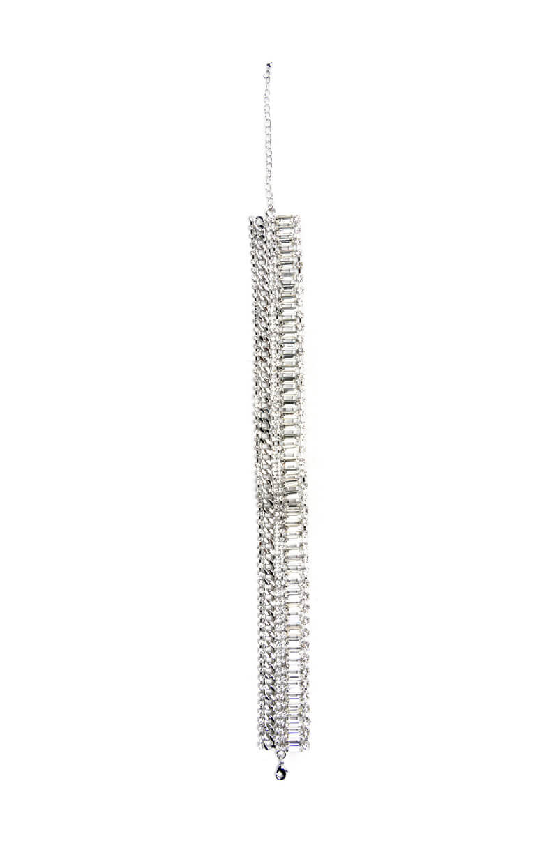 CHECK ON IT RHINESTONE CHOKER