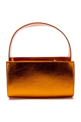 CHEERFUL ORANGE METALLIC BAG