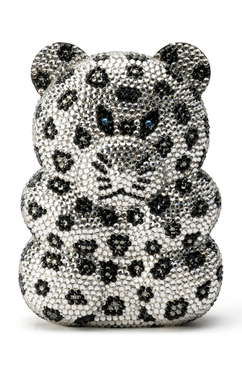 CHEETAH GIRL BLINGED CLUTCH