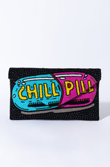 CHILL PILL BEADED CLUTCH