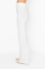 CHILLIN AF COZY WIDE LEG PANT IVORY