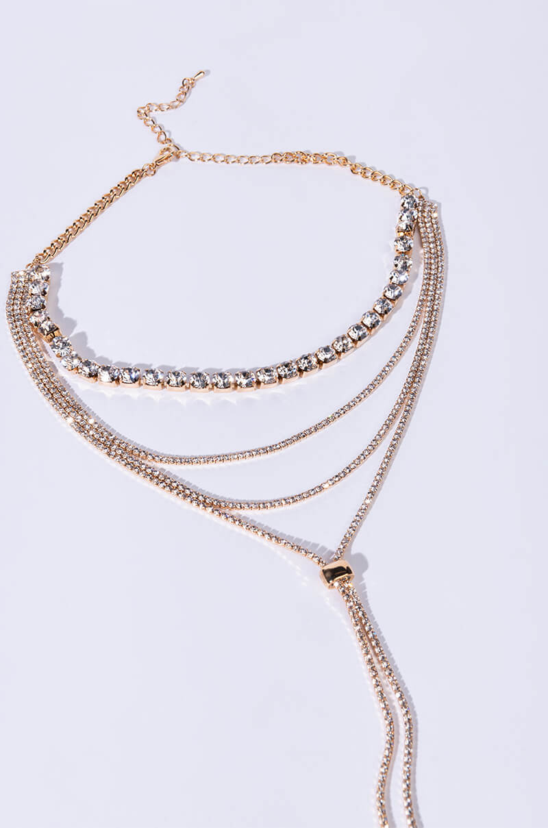 CHOKER RHINESTONE LARIAT
