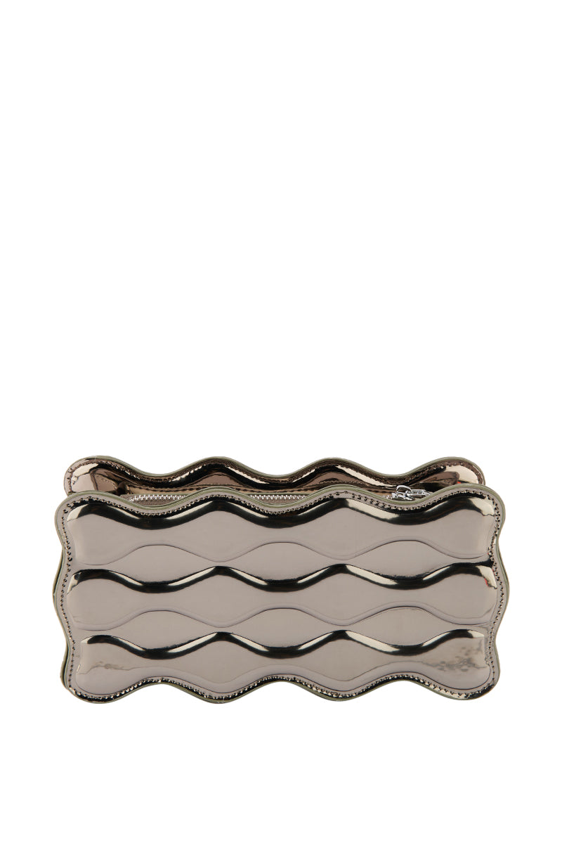CHROME WAVE SHOULDER BAG