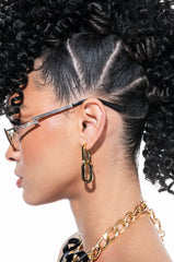 CHUCNKY CHAIN DANGLE EARRINGS