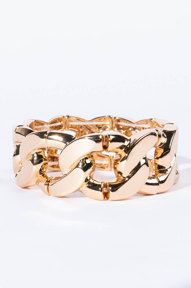 CHUNKY CHAIN STRETCH BRACELET