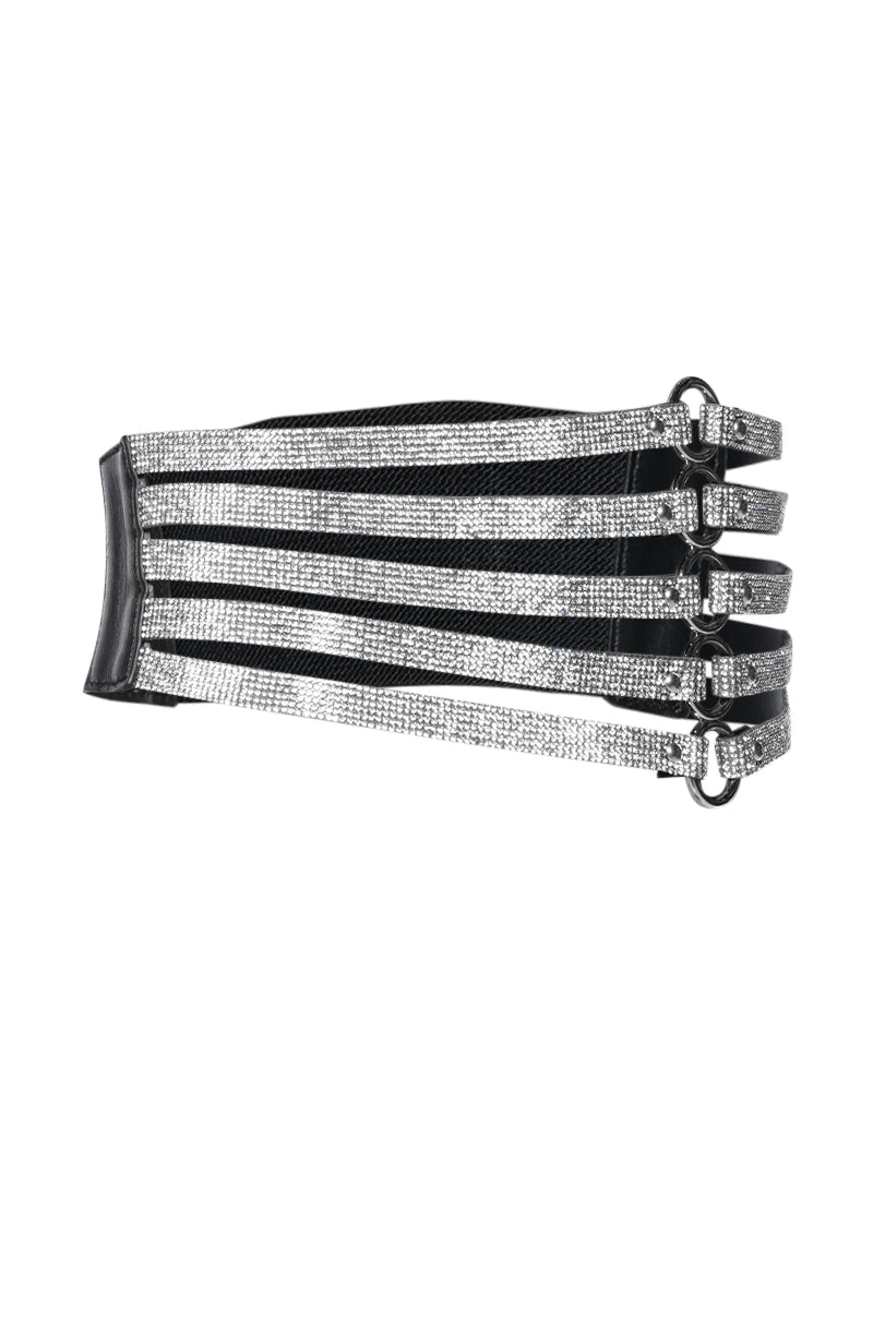 CINCH ME UP RHINESTONE STRETCH CORSET BELT