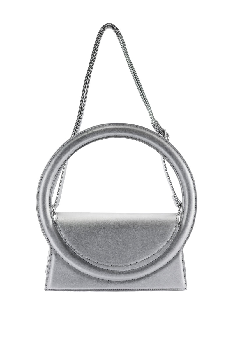 CIRCLE OF LIFE SILVER PURSE