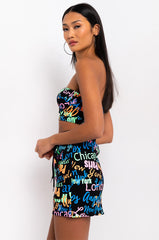 CITY GIRL CROPPED TUBE TOP