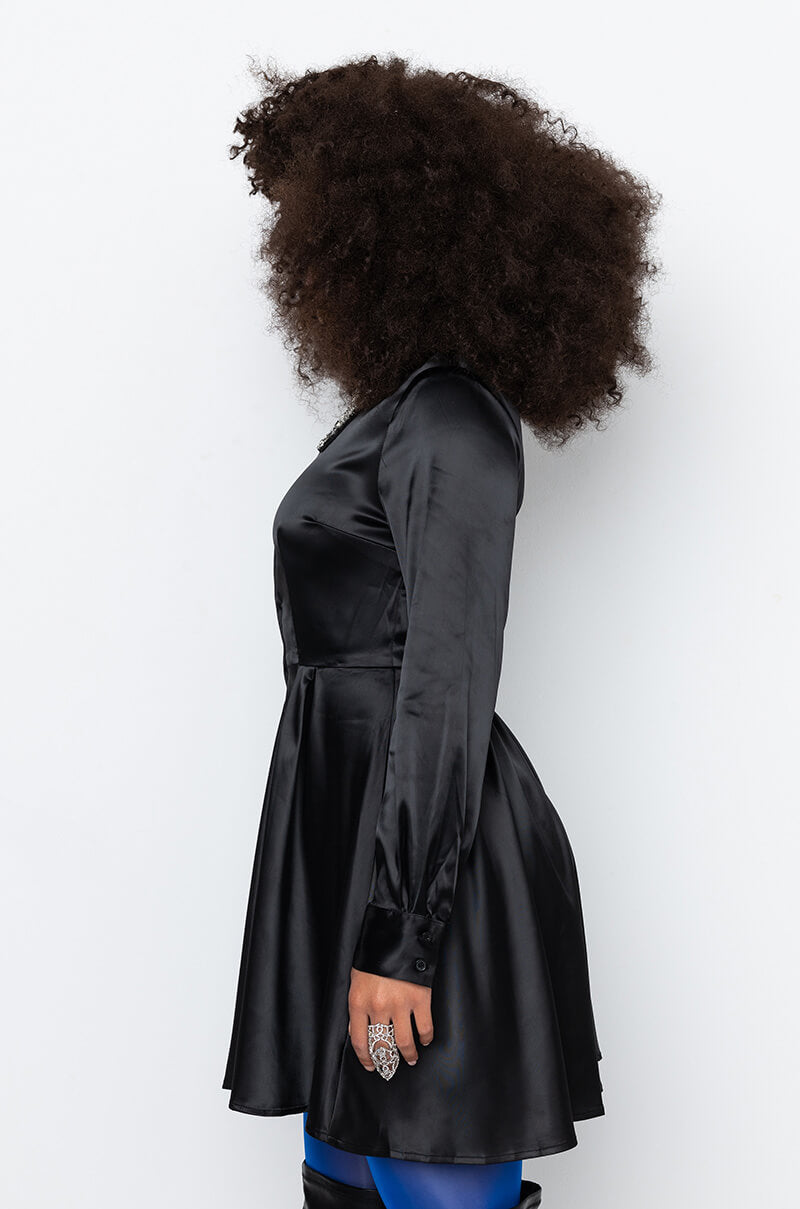 CLASSY BITCH BUTTON UP A LINE DRESS