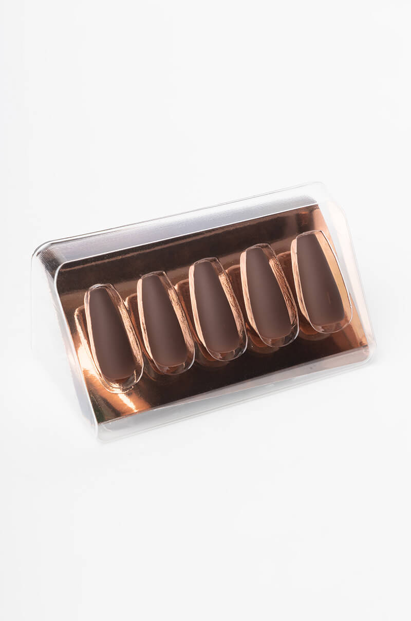 COCO MEDIUM COFFIN INSTANT PRESS ON NAILS